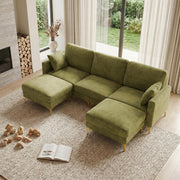 Chenille U-Shaped Sectional Sofa