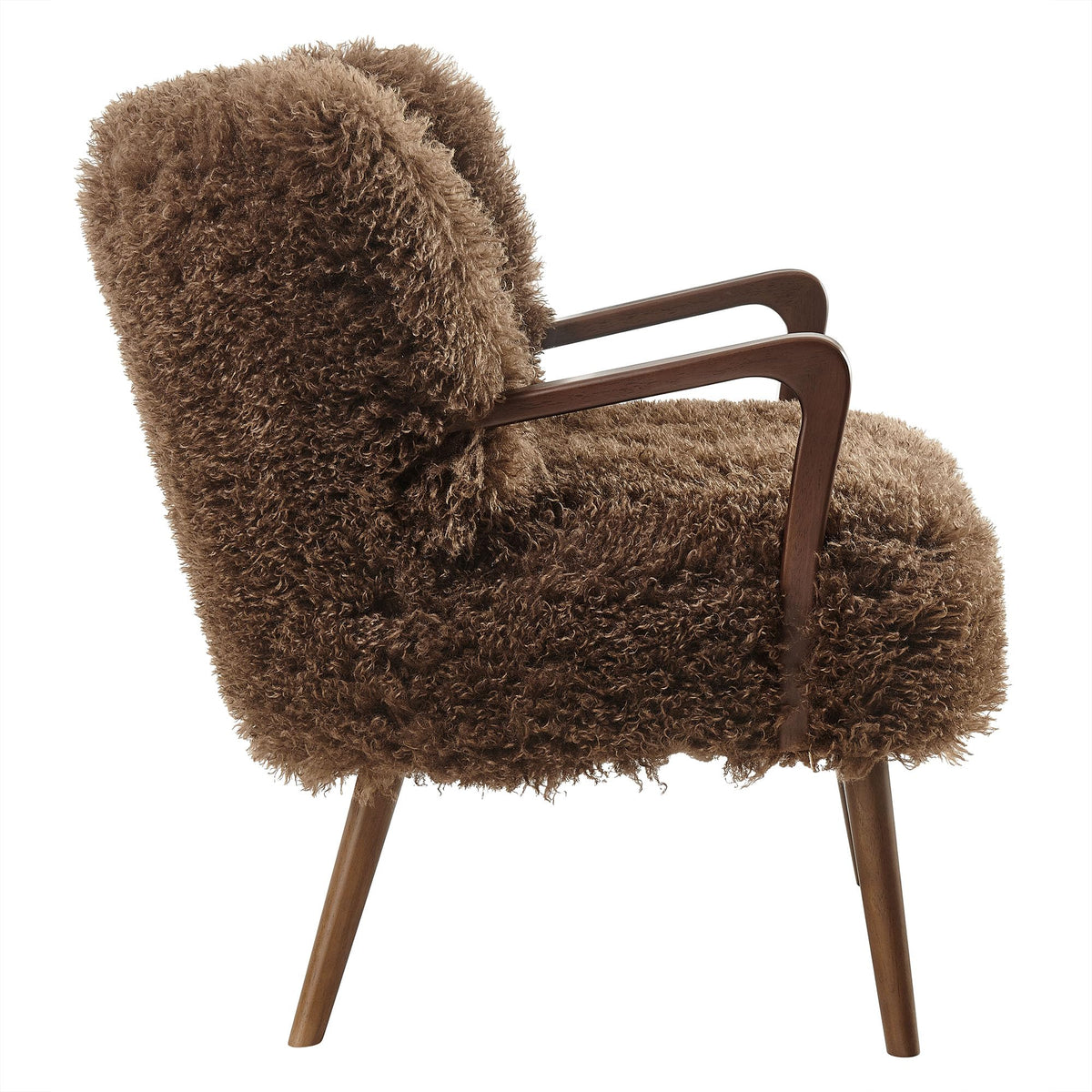 Faux Shearling Accent Chair