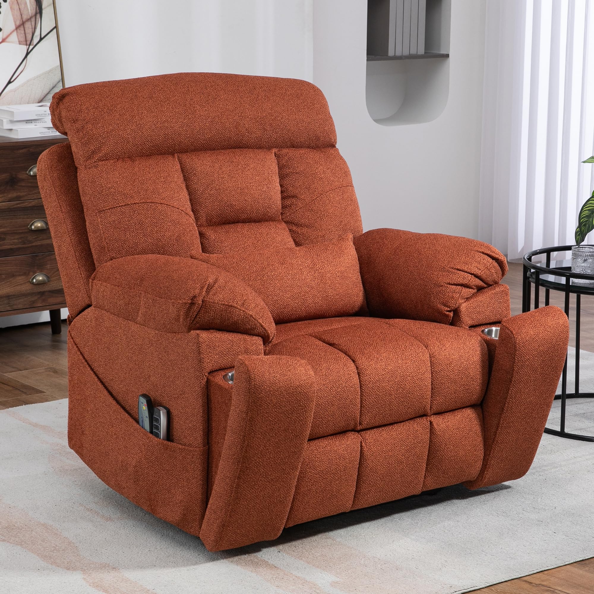 Power Lift Recliner Chair with Heat & Massage