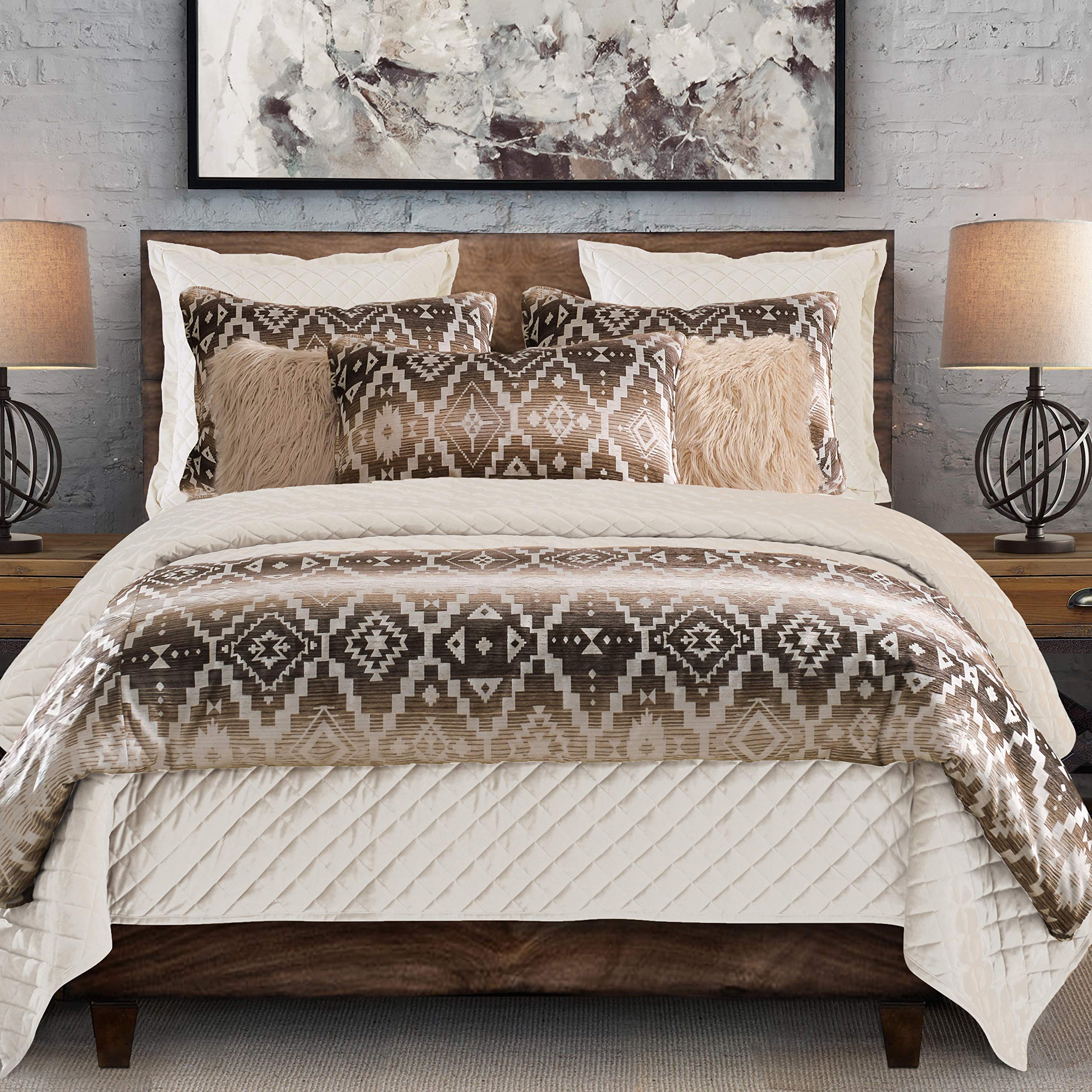 Southwestern Chenille Comforter Set with Pillow Shams