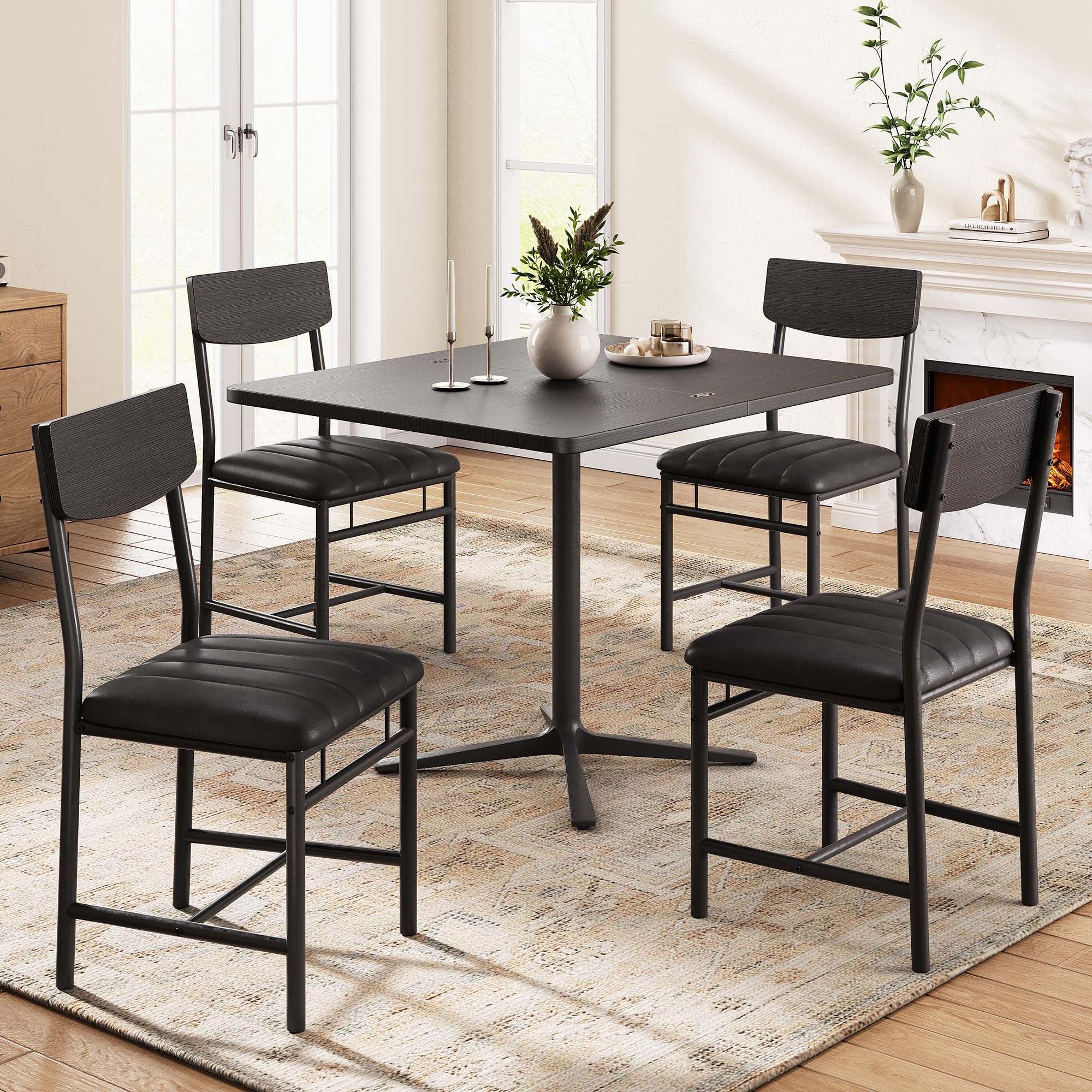 Upholstered Dining Chairs Set of 6