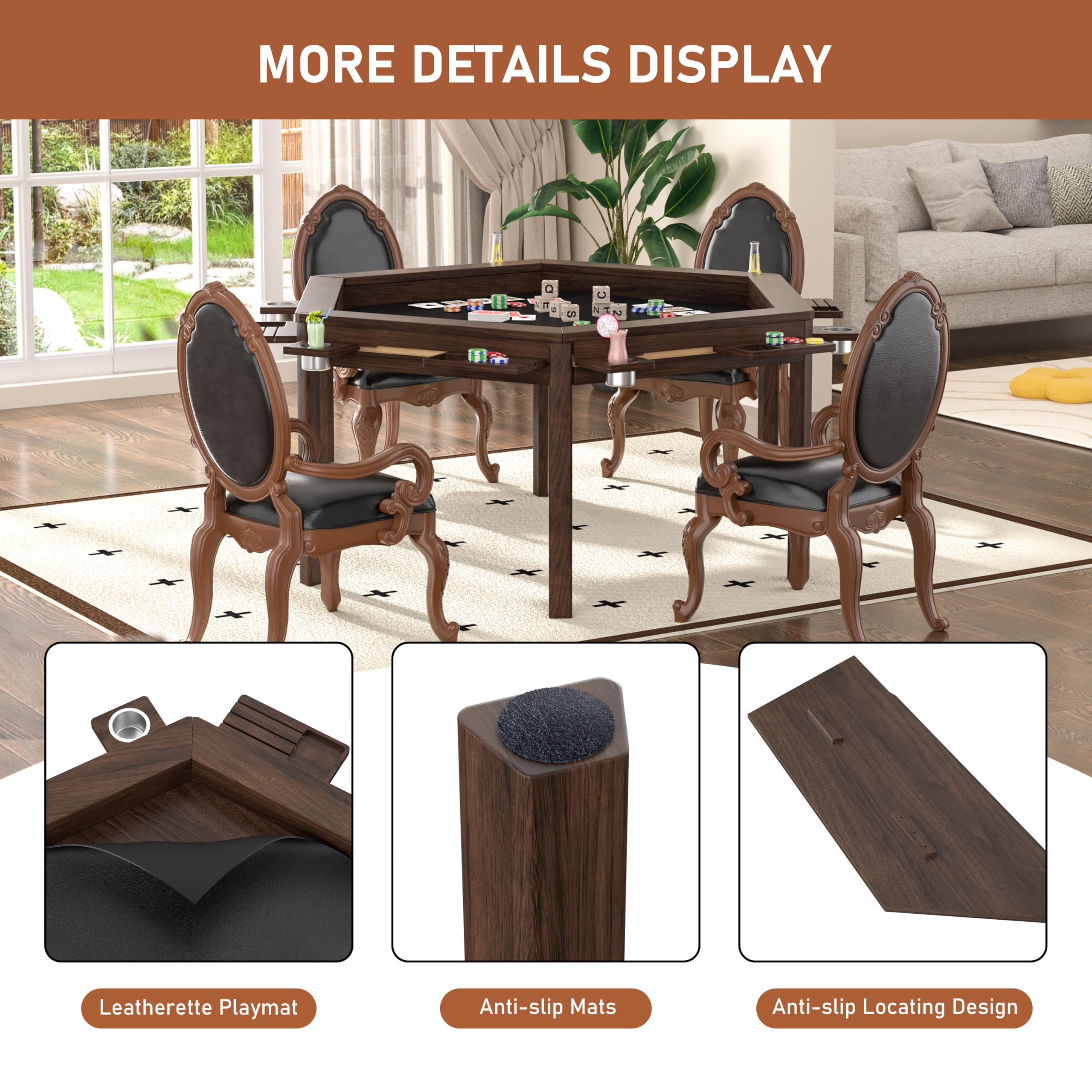 Hexagonal Board Game Table