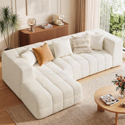 Chenille Modular Sectional Sofa with Chaise
