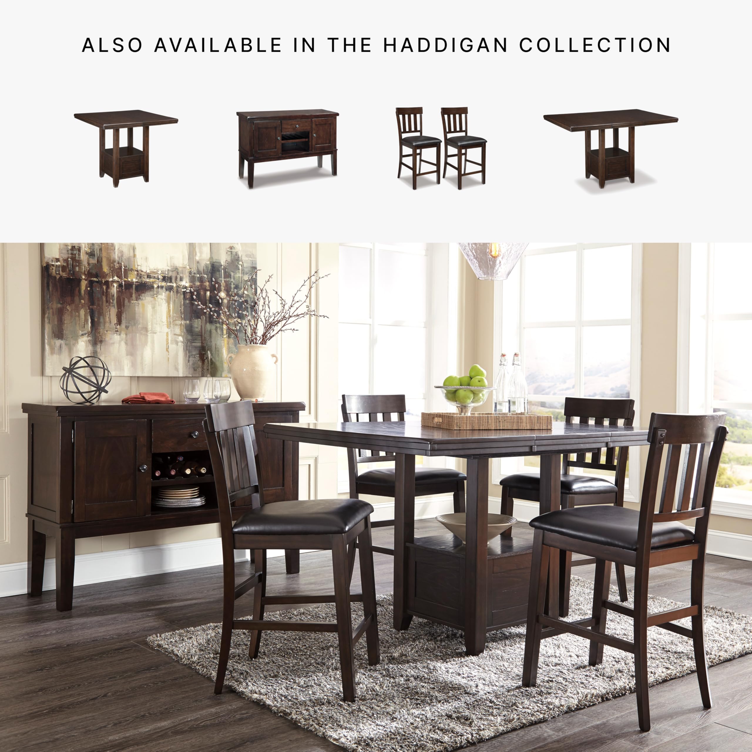 Upholstered Bar Stool Set of 2
