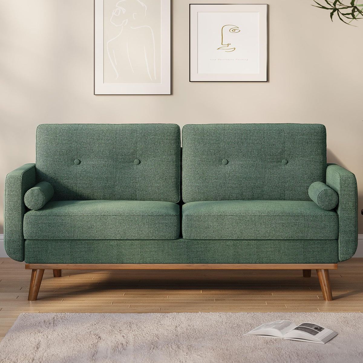 Mid-Century Modern Loveseat
