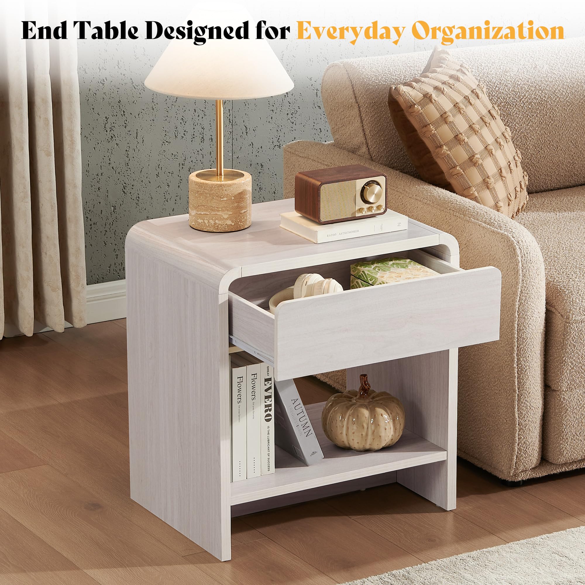 3-Piece Coffee & End Table Set with Storage