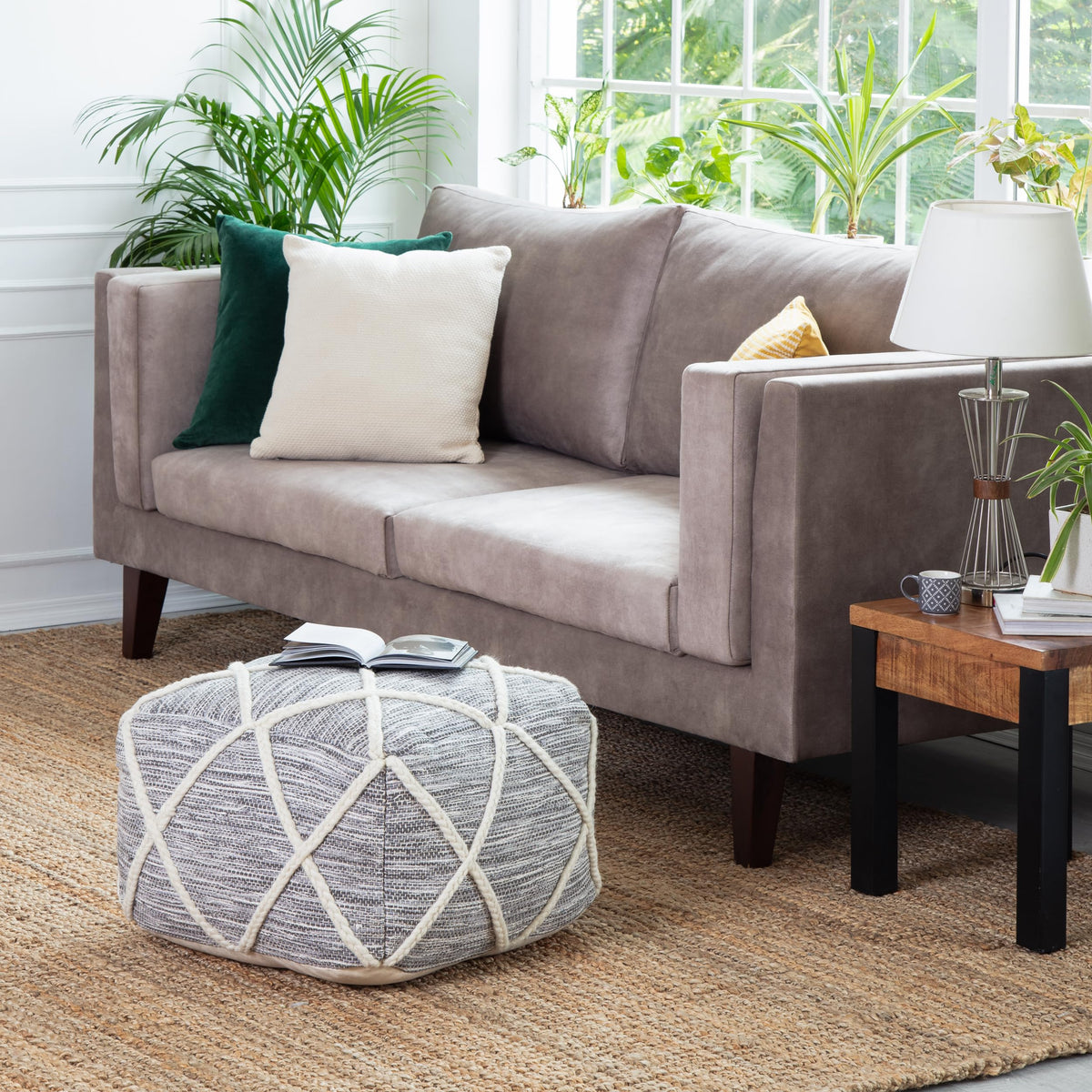 Handmade Pouf Ottoman