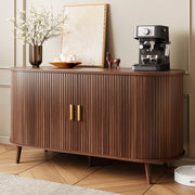 DreamDashio 55" Fluted Sideboard Buffet Cabinet with Storage & Sliding Door
