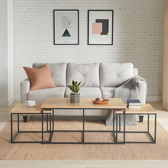 Oak Nesting End Tables