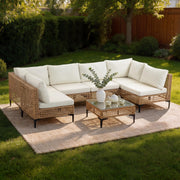 7-Piece Outdoor Sectional Sofa Set