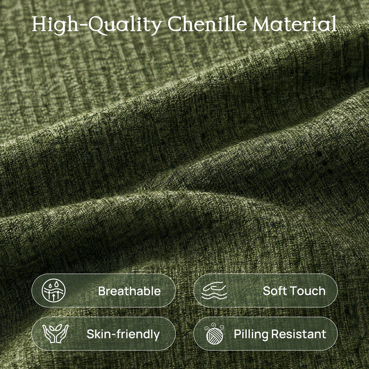 Channel-Tufted Chenille Sofa