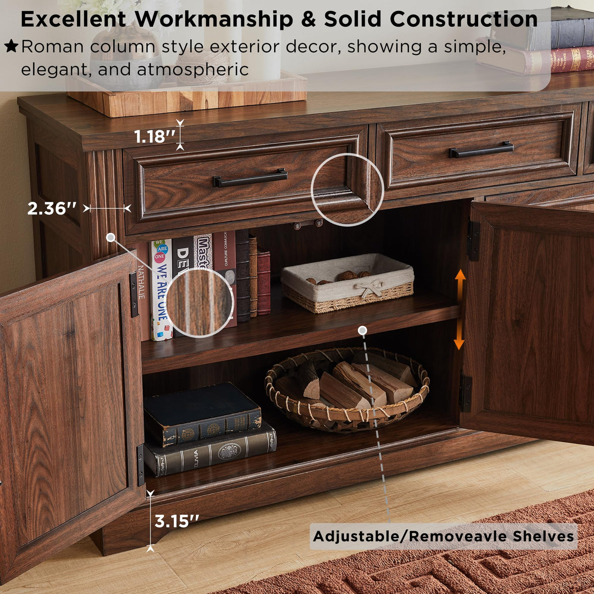Farmhouse Buffet Sideboard