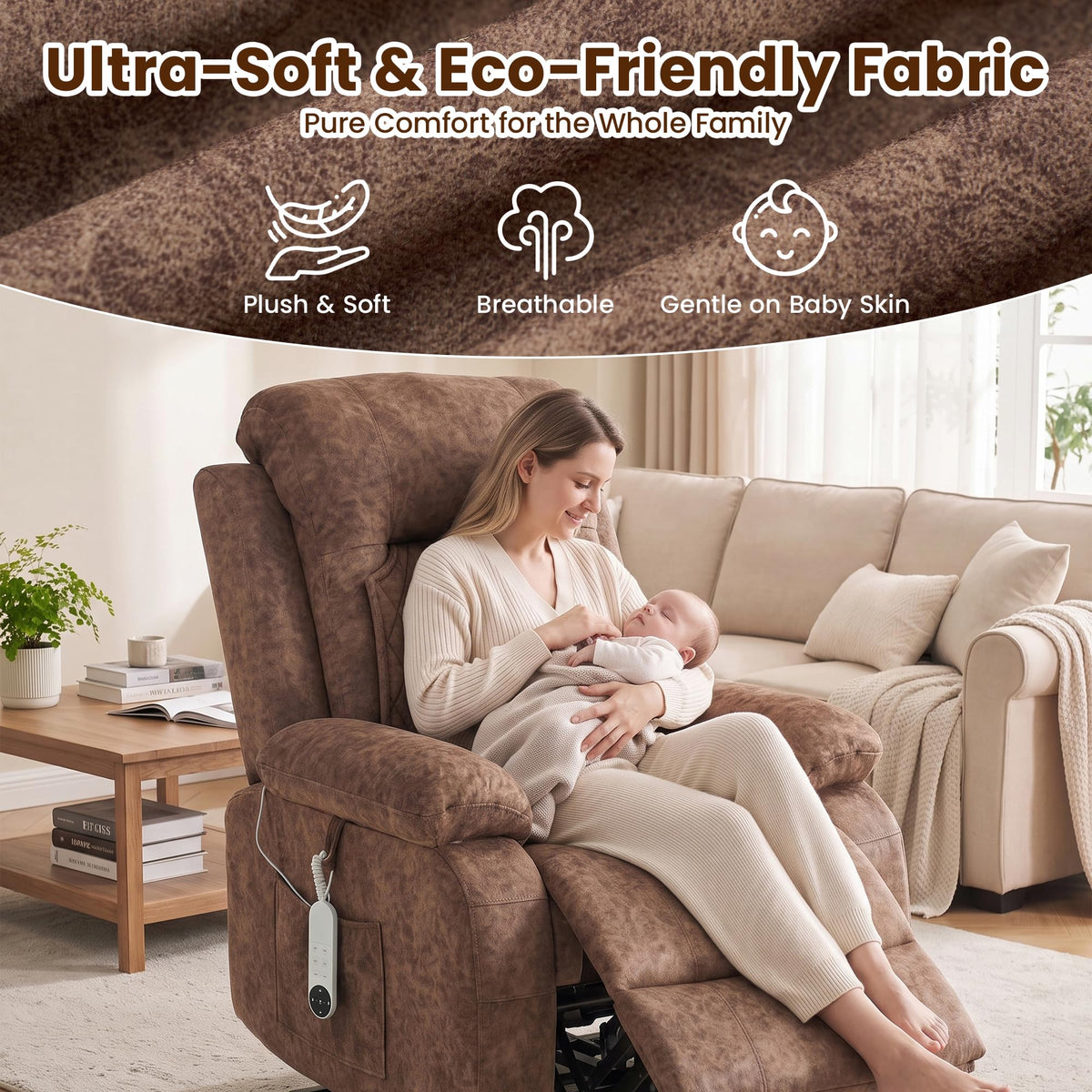 Dual Motor Massage Lift Recliner