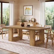 Farmhouse Dining Table, 63" Rectangular