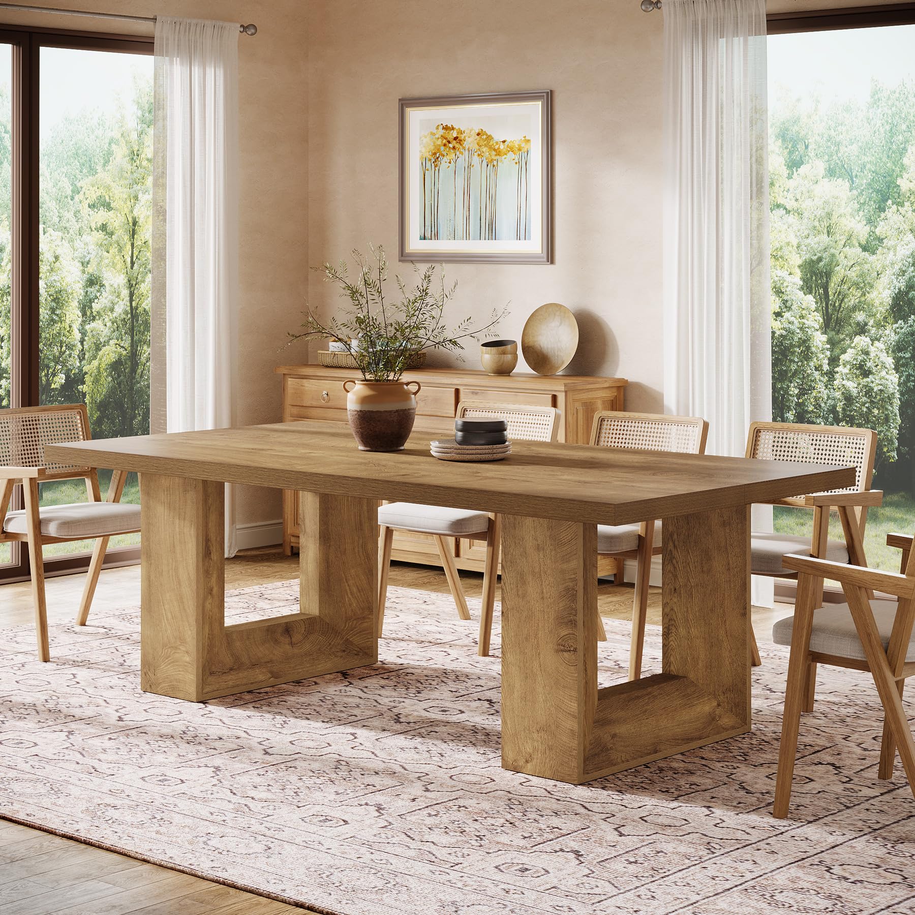 Farmhouse Dining Table, 63" Rectangular