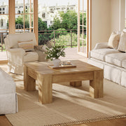 Farmhouse Square Wood Coffee Table