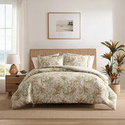 Tommy Bahama - Queen Comforter Set, Naturally Soft Cotton Weave Bedding w/Matching Pillowcases, Medium Weight, 3 Piece Bed Sets (Palm Paradise Green)