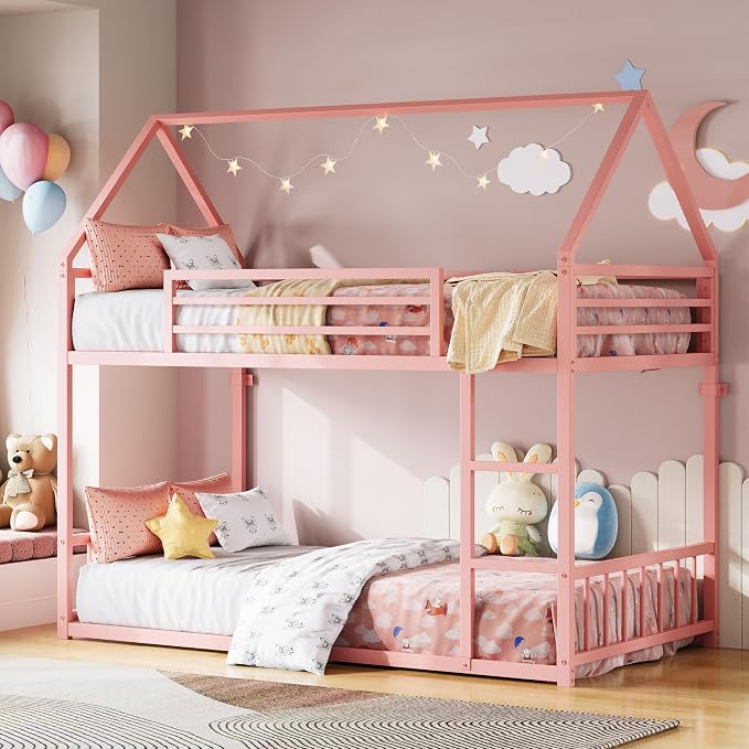 Twin XL House Bunk Bed