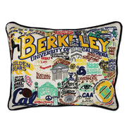 Catstudio UC Berkeley Golden Bears Hand Embroidered Throw Pillow
