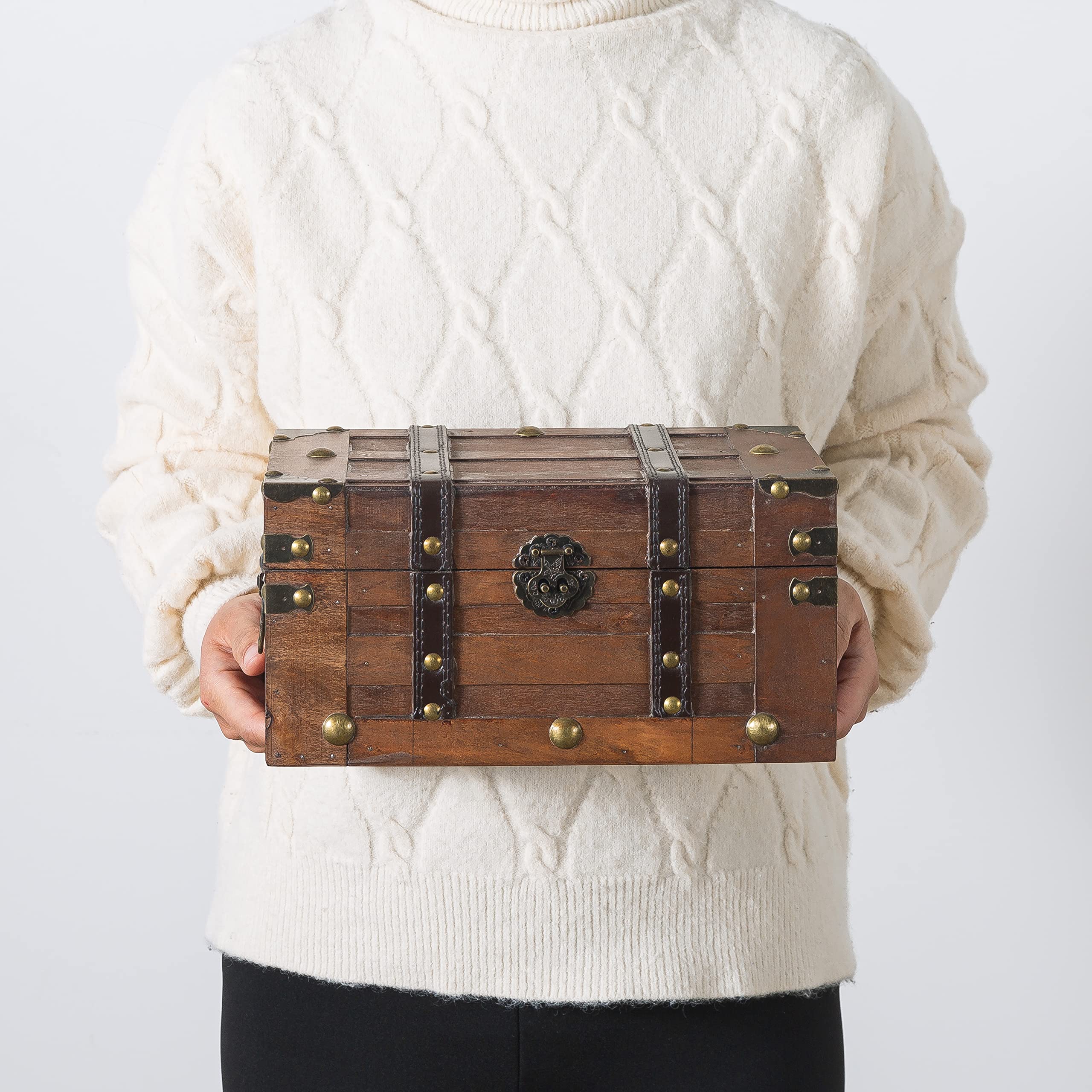 Decorative Wooden Trunk Chest