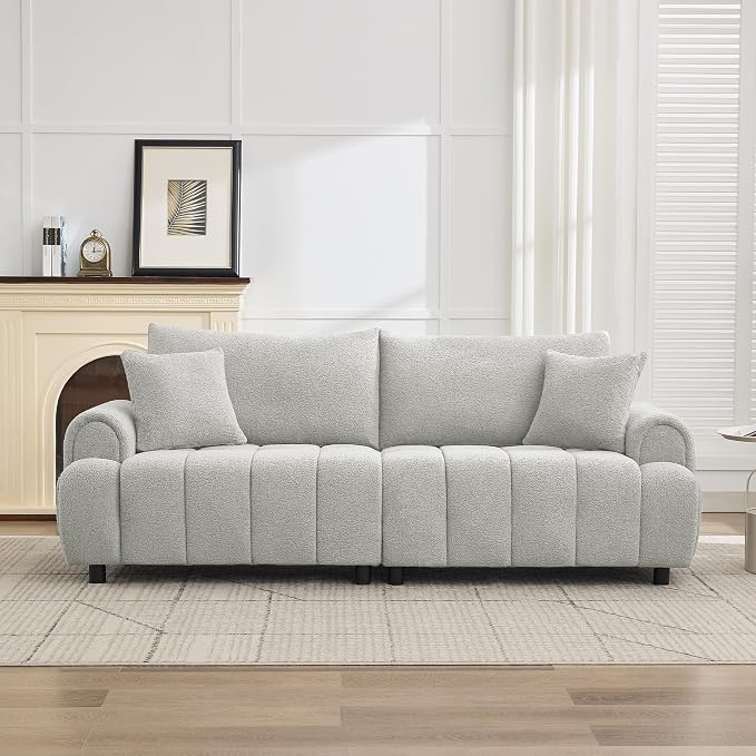 Boucle 3-Seater Sofa