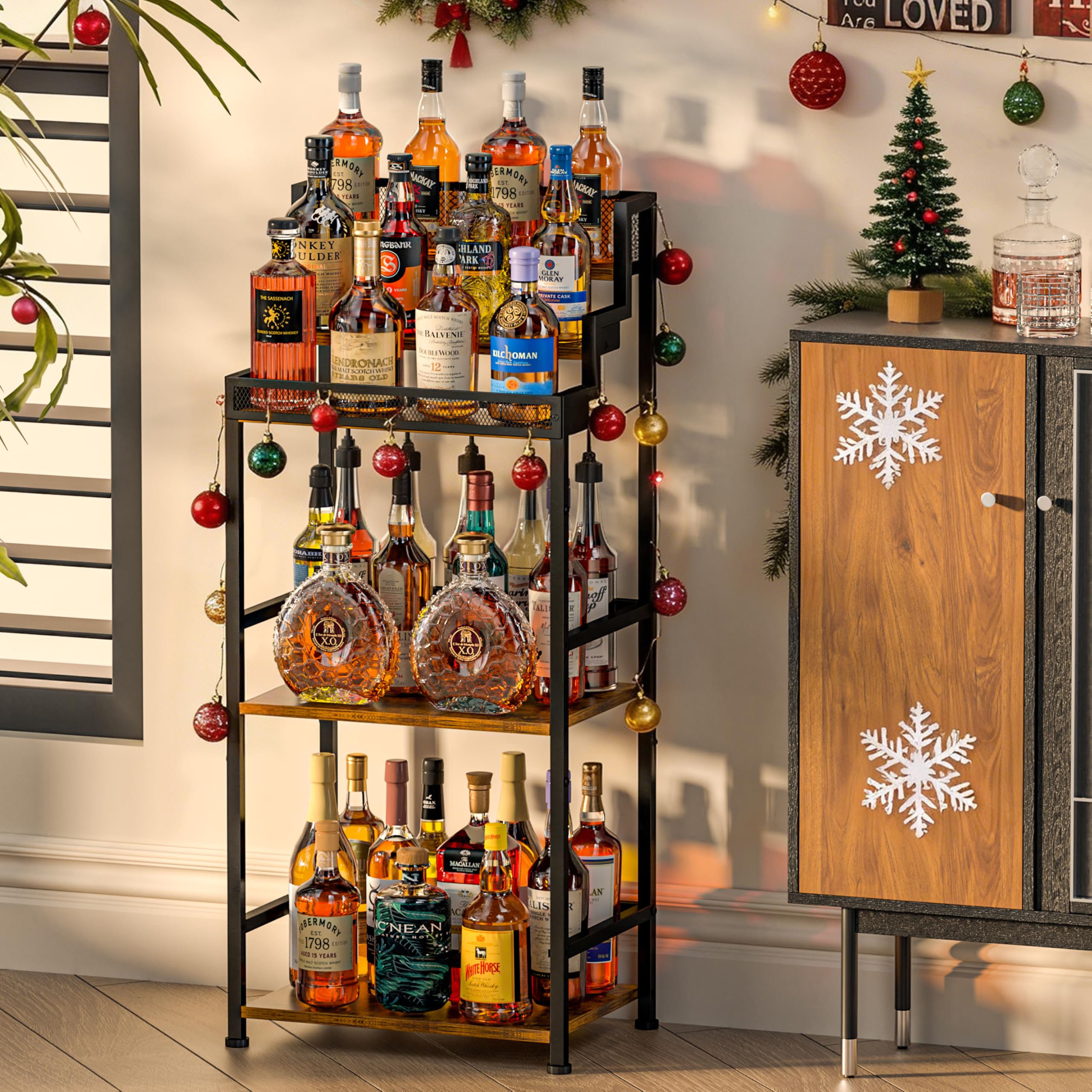 Trapezoidal Wine & Liquor Rack