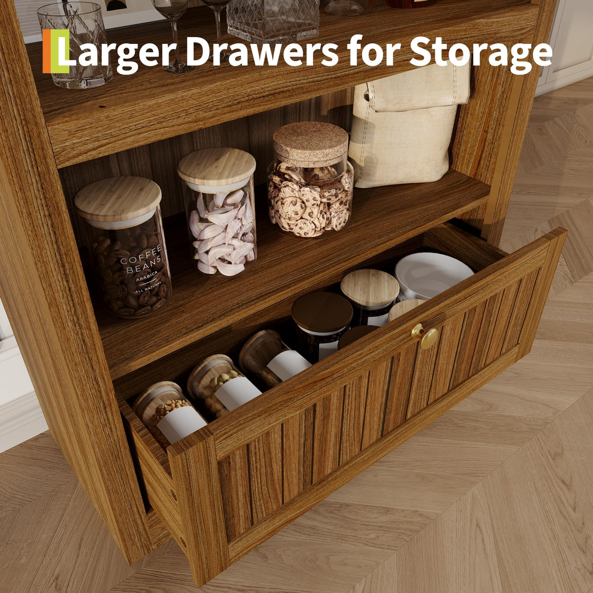 Arched Bookcase with Drawer