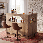 L-Shaped Corner Bar Table