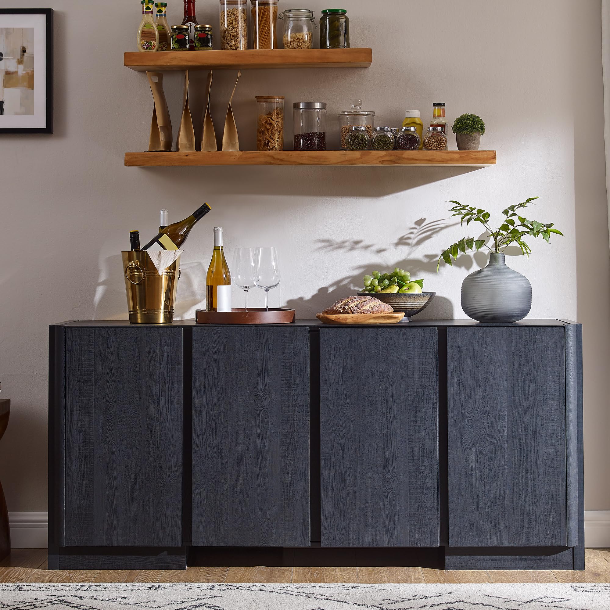 66" Sideboard Buffet Cabinet with Storage