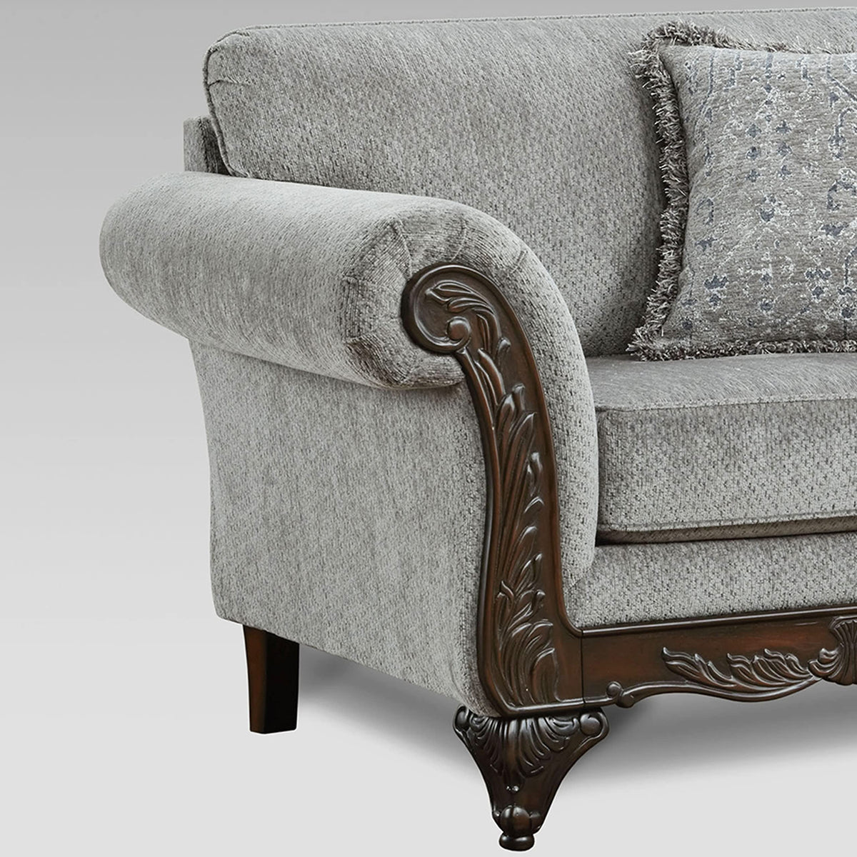 5-Piece Chenille Living Room Set