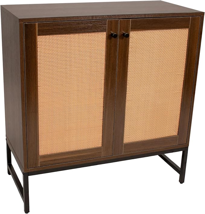 Rattan-Look Storage Cabinet