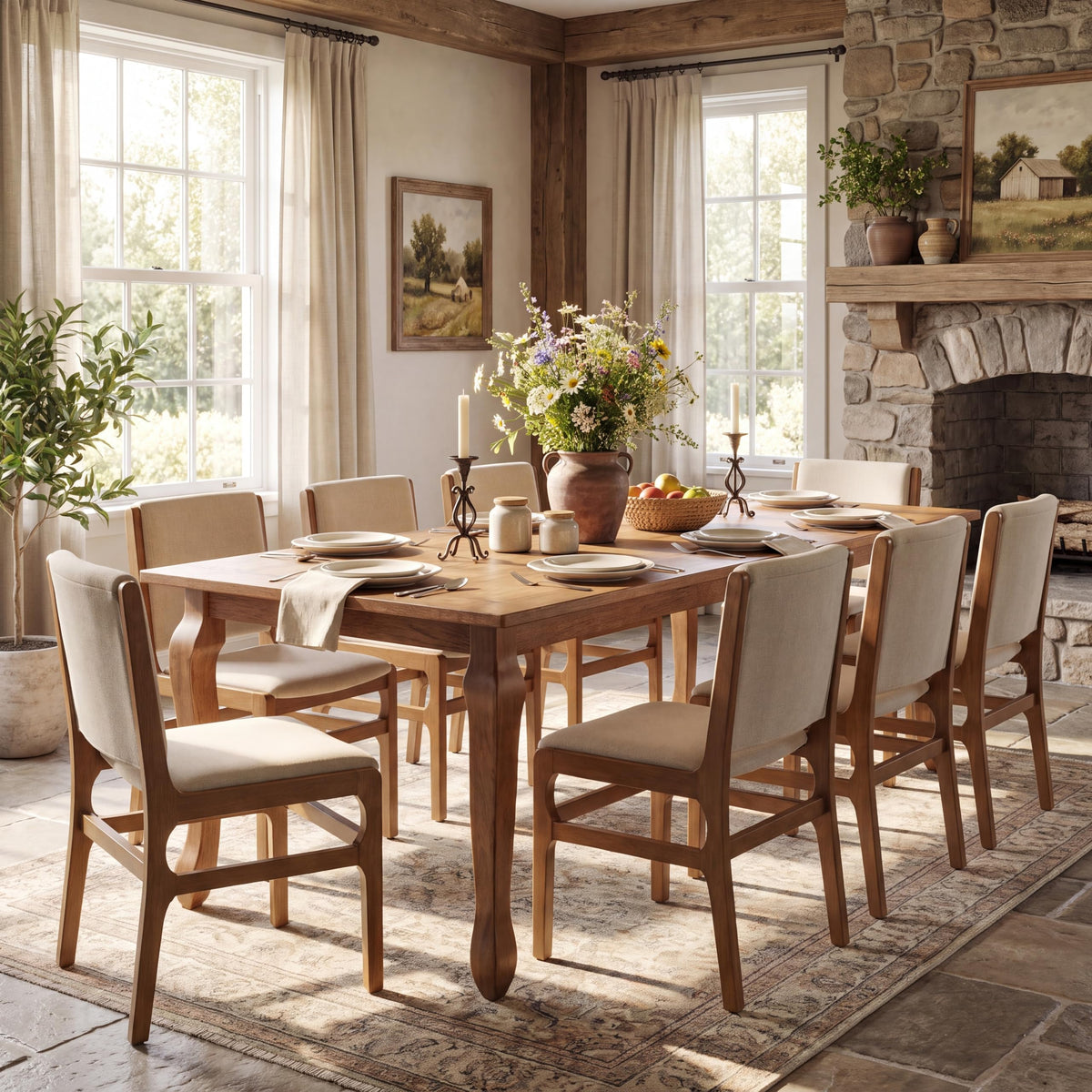 9-Piece Extendable Dining Set
