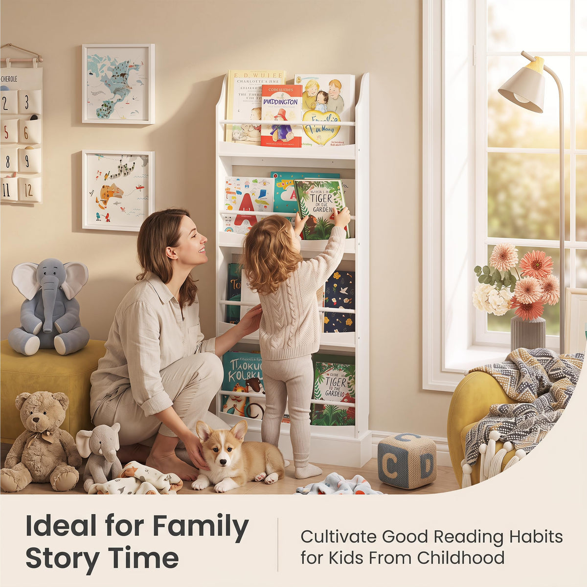 Kids Wall Bookshelf