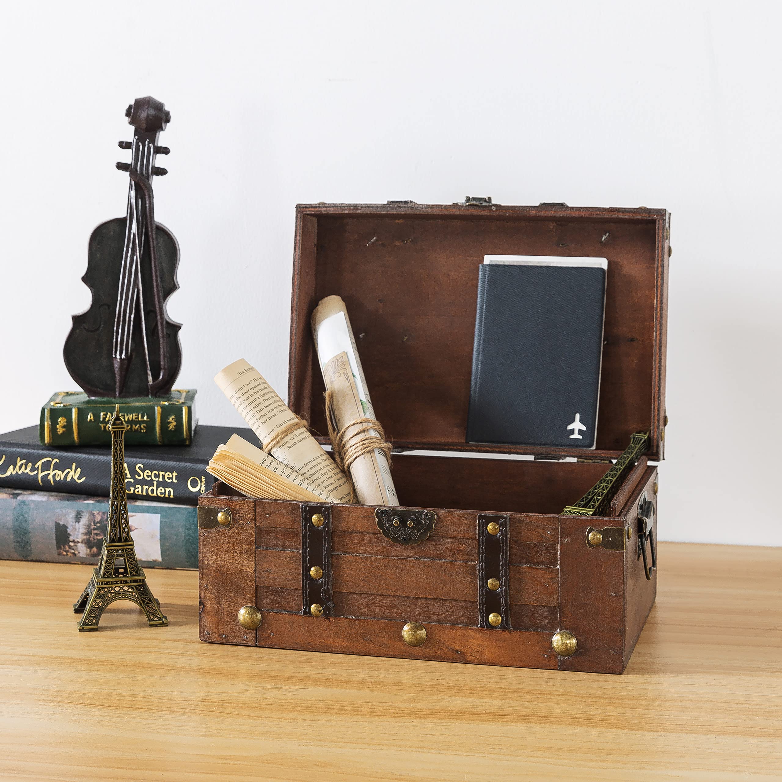 Decorative Wooden Trunk Chest