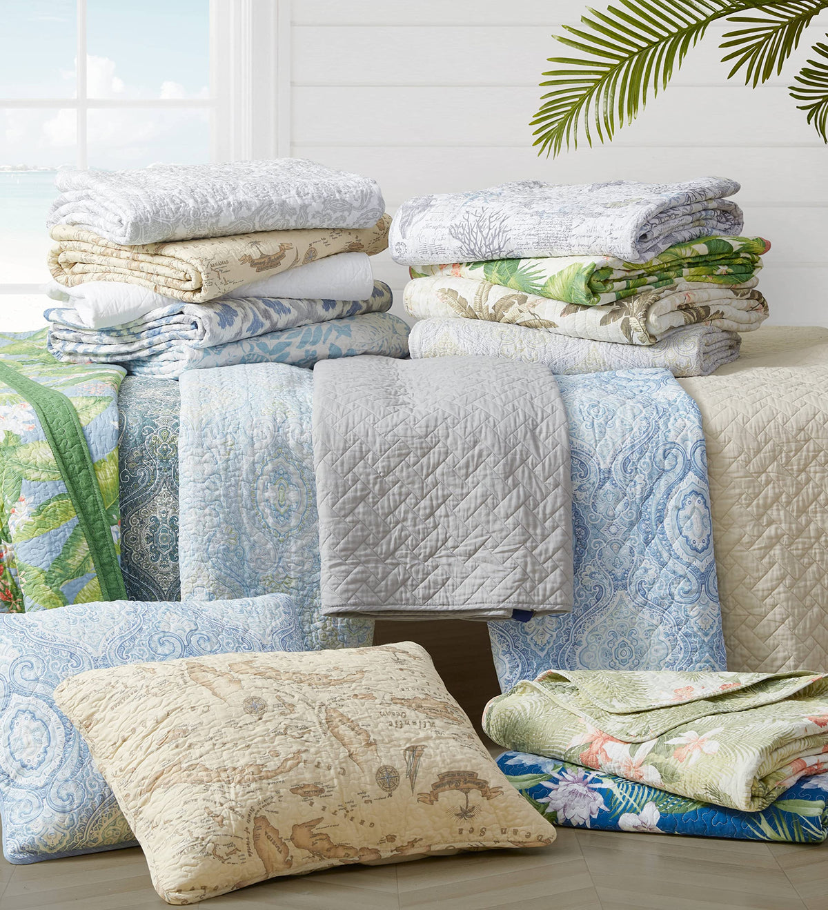 King Cotton Blend Quilt Set