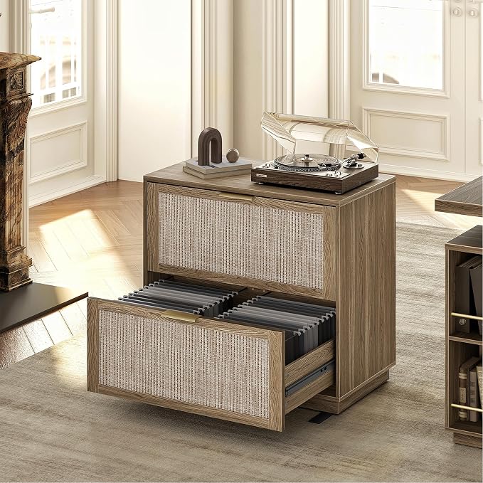 Fluted 2-Drawer Lateral File Cabinet