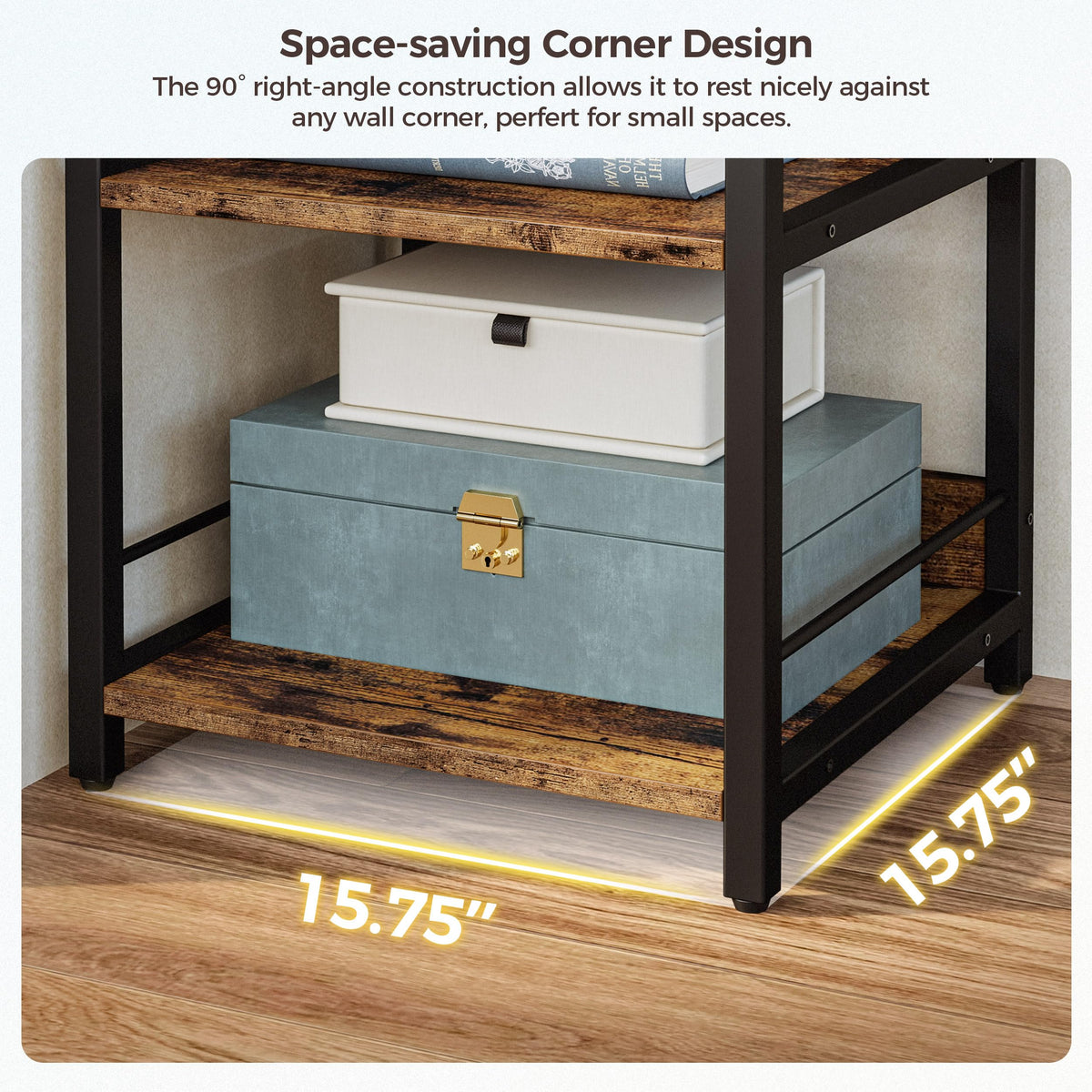 Narrow 6-Tier Bookshelf