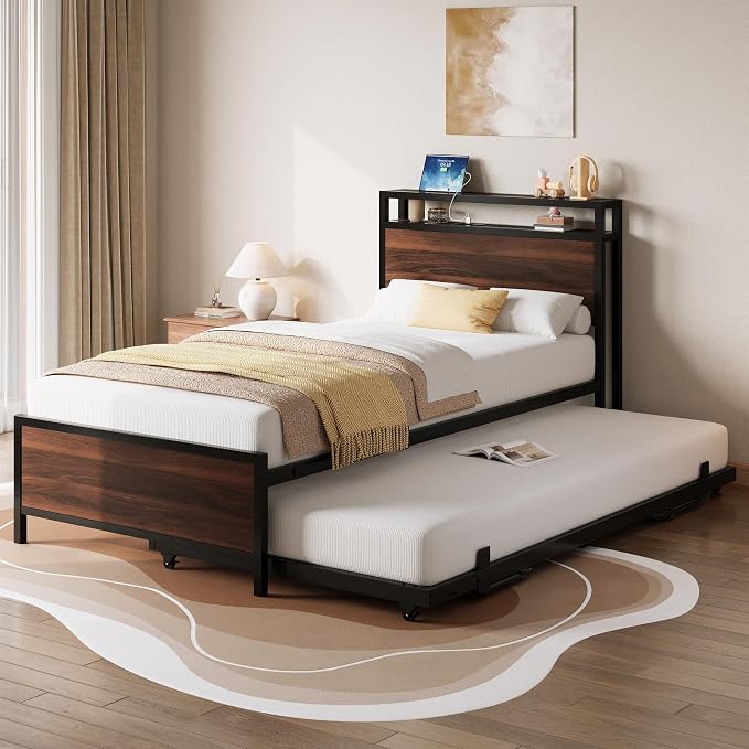 Twin Daybed with Pop-Up Trundle