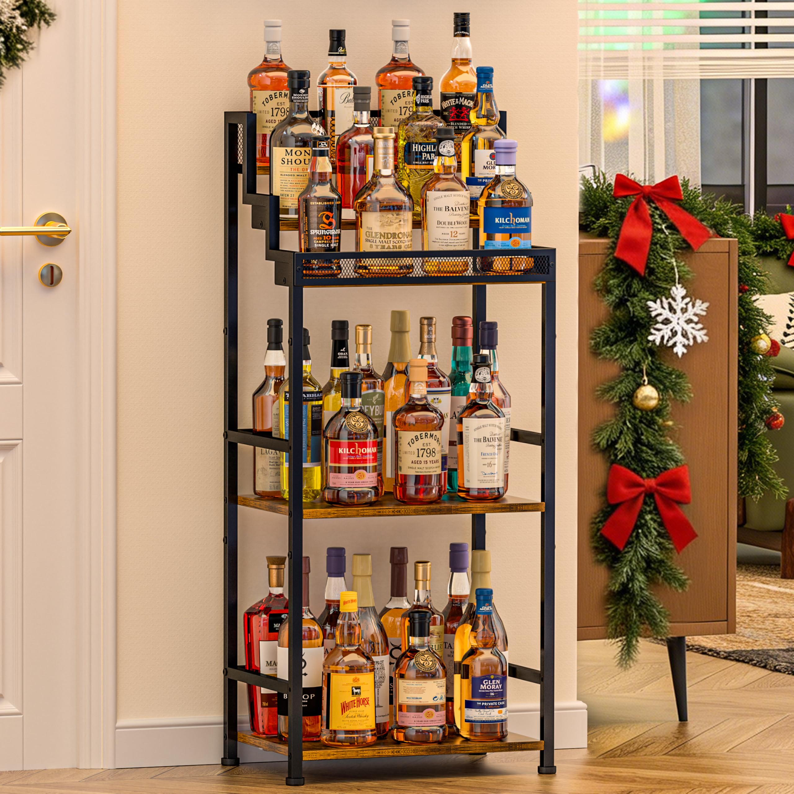 Trapezoidal Wine & Liquor Rack