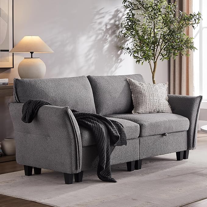 Modern Storage Loveseat