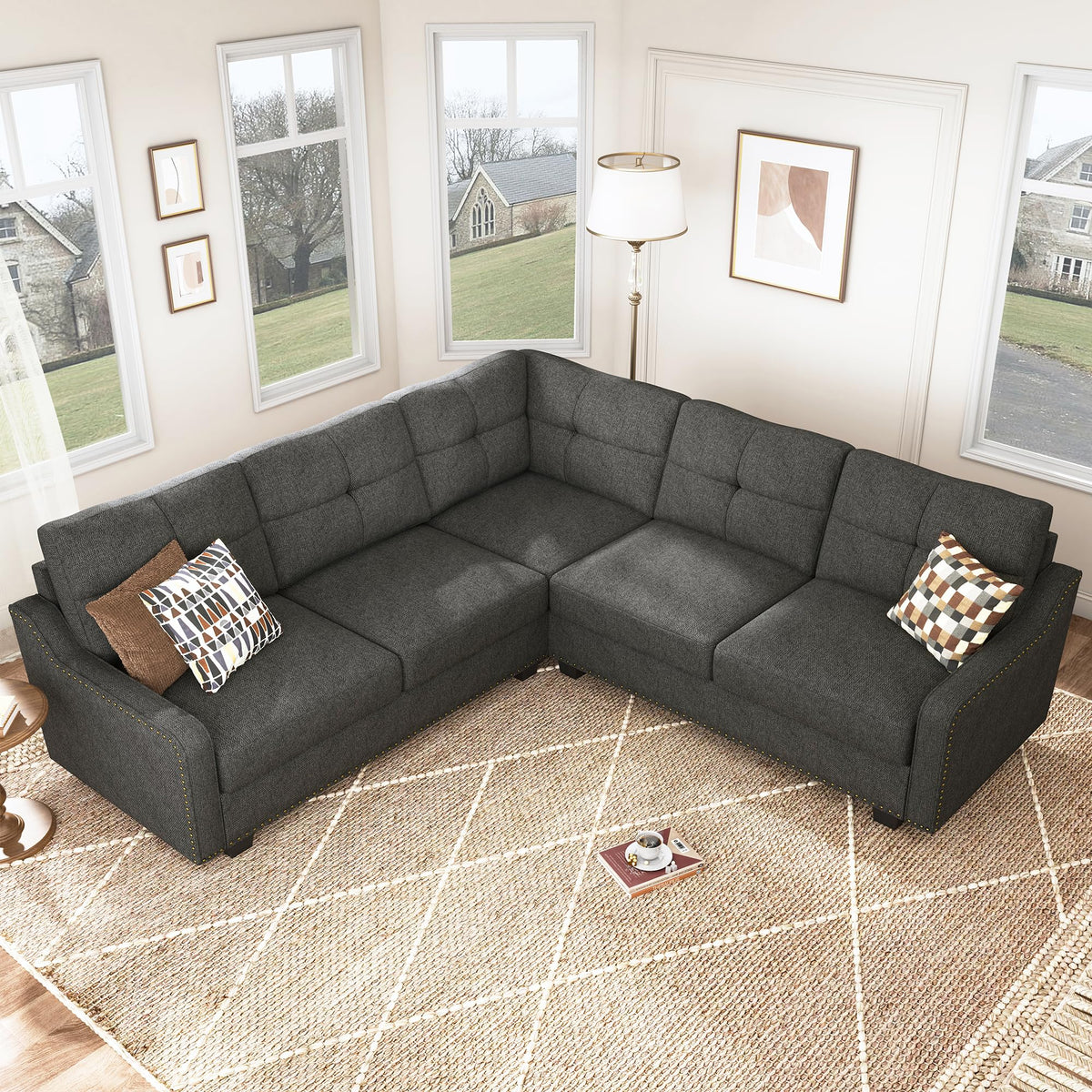 L-Shaped Sectional Sofa