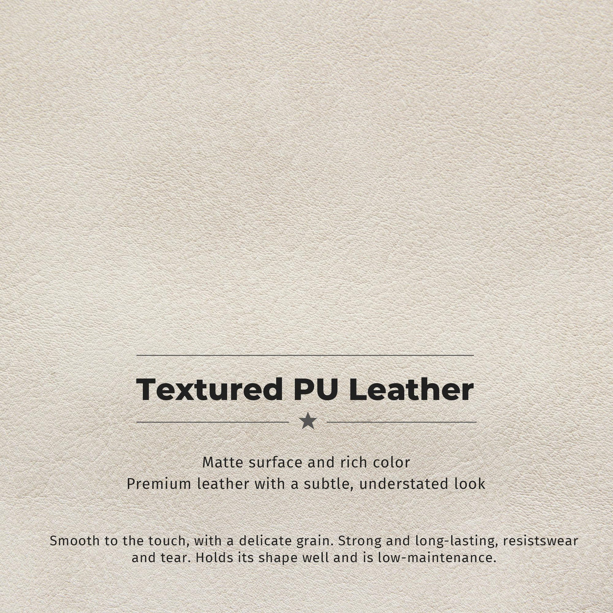 Modular PU Leather Sectional with Ottoman