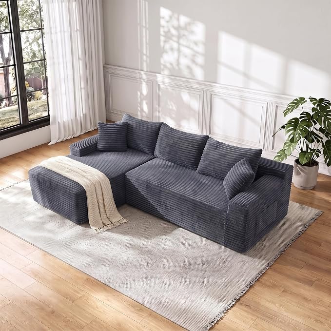 Corduroy Modular Sectional Sofa