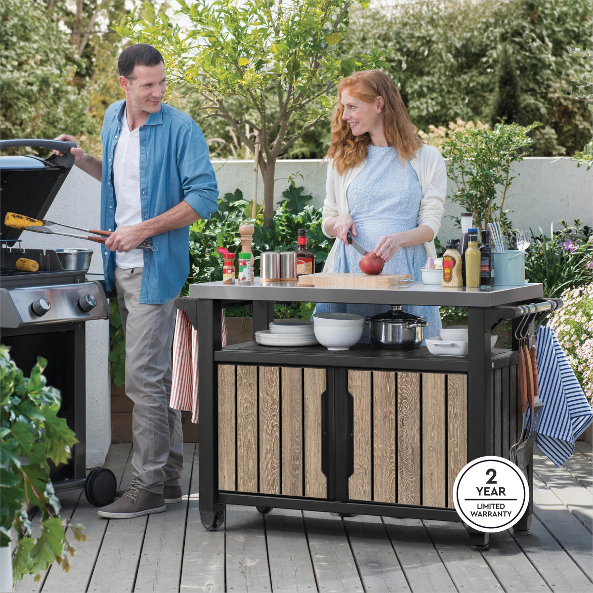 Keter Unity XL Outdoor Entertainment Cart
