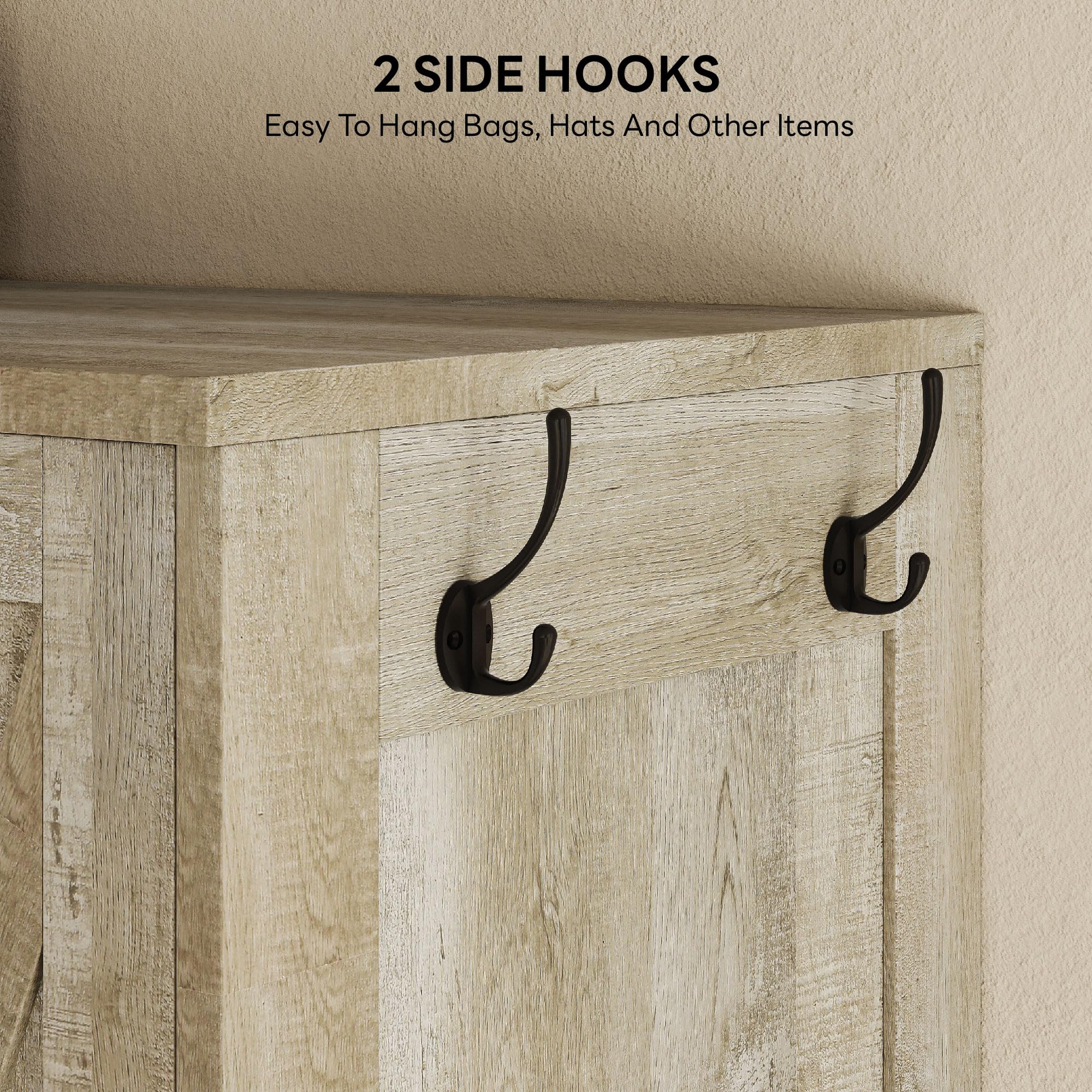 Wardrobe Closet with Mirror, Doors & Shelves