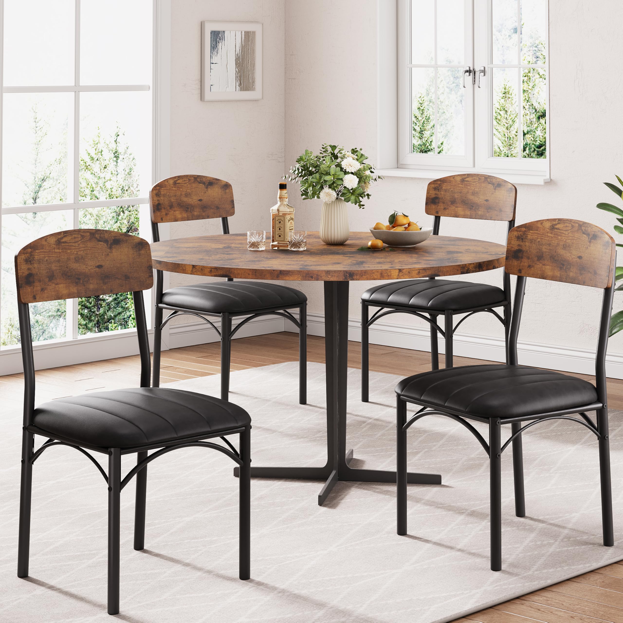 Upholstered Dining Chairs Set of 4