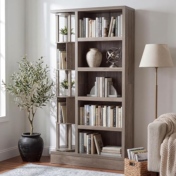 5-Tier Rotating Bookcase