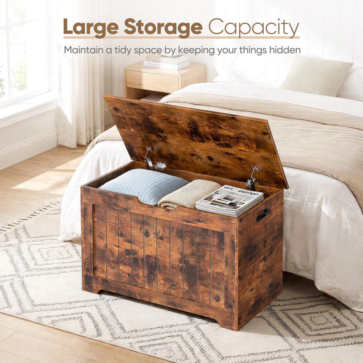 Wooden Storage Bench