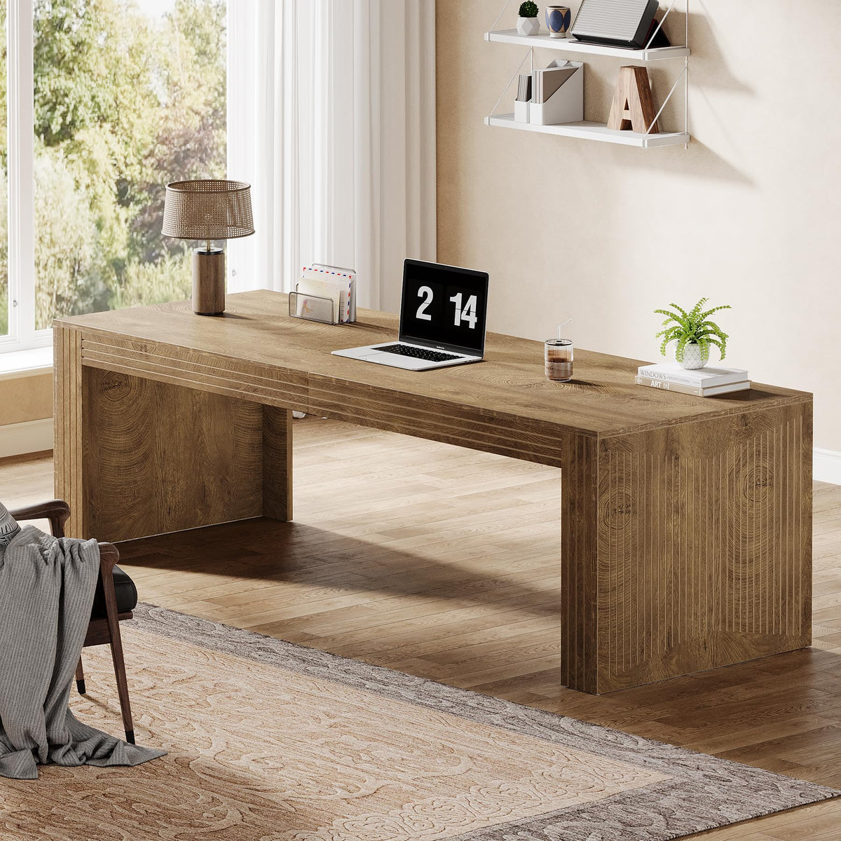 Two-Person Home Office Desk