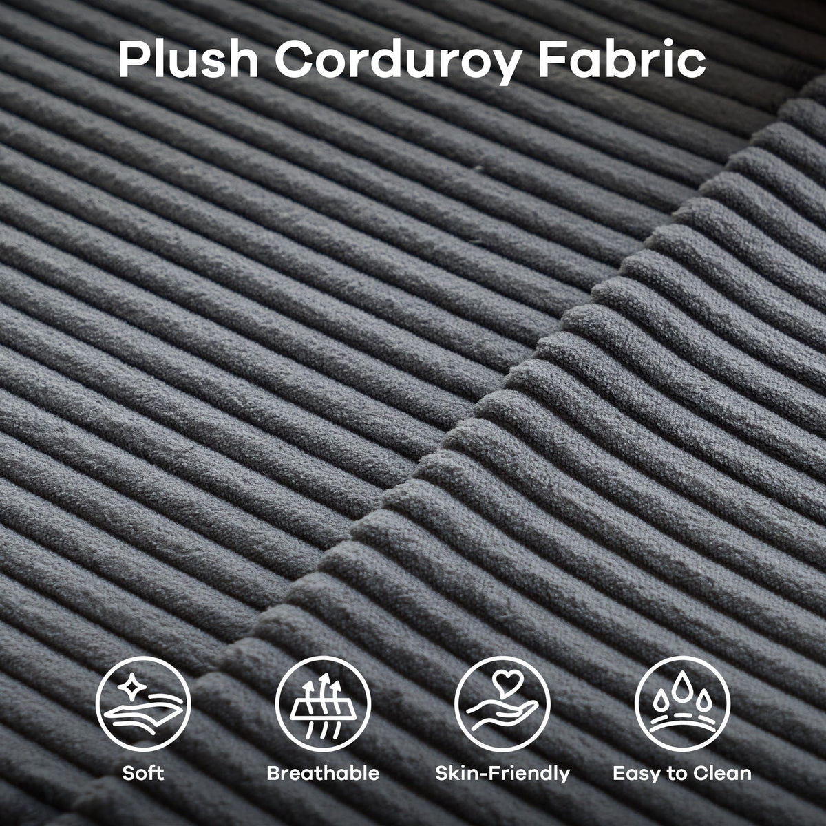 Corduroy Chaise Lounge